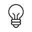 Animated icon for lightbulb